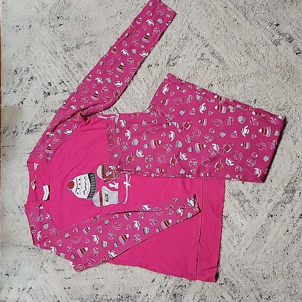 La vie en rose Christmas pajama set